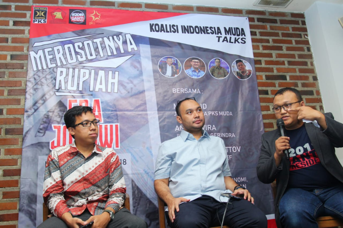 PKS Muda: Merosotnya Nilai Tukar Rupiah, Jangan Ulangi Sejarah 98