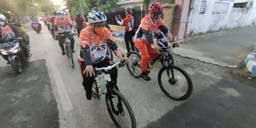Gowes Sehat Bareng Presiden PKS Ahmad Syaikhu