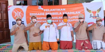 Kuatkan Layanan PKS, ‘Brigade Pembela Keadilan’ Bawean Dilantik Langsung Ketua DPW Jatim