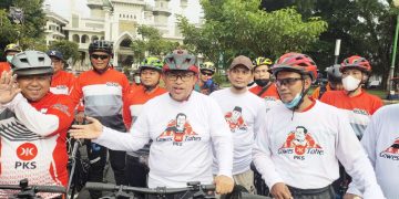 Siapkan Pemenangan PKS 2024, Aher Ajak Gowes dan Beri Pelatihan untuk Anggota PKS di Jatim