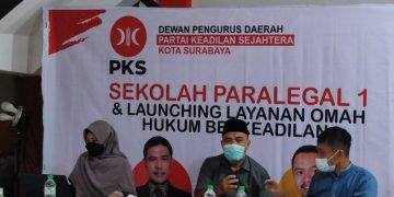 Deklarasi Omah Hukum Keadilan, PKS Surabaya Siap Bantu Masyarakat Jika Terkena Masalah Hukum