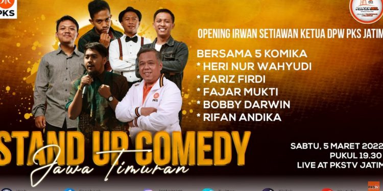 Jelang Rakerwil, 6 Komika Dihadirkan untuk Segarkan Suasana