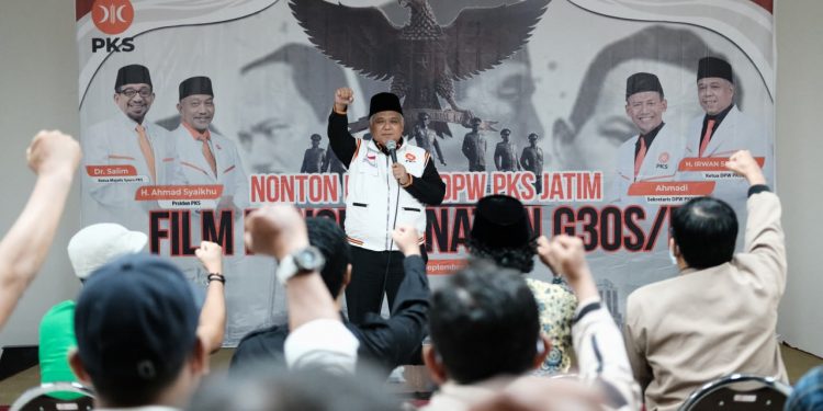 Nobar Film G30SPKI, Ketua PKS Jatim Ajak Generasi Muda Bangkitkan Jiwa Nasionalis dan Ingat Sejarah Kelam