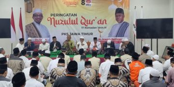 PKS Jatim Gelar Peringatan Nuzulul Quran, Para Kiai dan Ulama Hadir Mendoakan