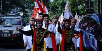 Kirab Tari Remo dan Kebo Giro Iringi Pendaftaran BCAD PKS Kota Malang