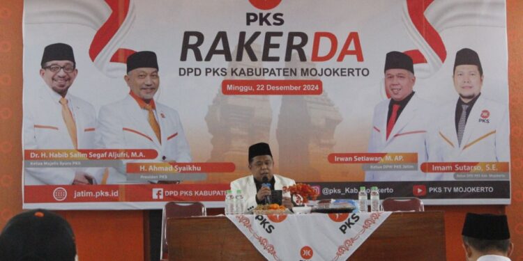 Hadiri Rakerda PKS Kabupaten Mojokerto, Ketua PKS Jatim Ajak Lanjutkan Pelayanan dan Pembelaan Rakyat