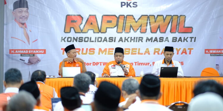 Gelar Rapimwil, Ketua PKS Jatim Tekankan Konsolidasi dan Komitmen Bela Rakyat