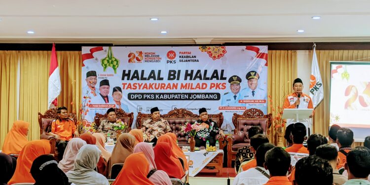 Ketua PKS Jatim Hadiri Halal Bihalal dan Milad ke-23 PKS di Jombang: Konsisten Layani Rakyat, Siap Sinergi dan Kolaborasi Bangun Jombang
