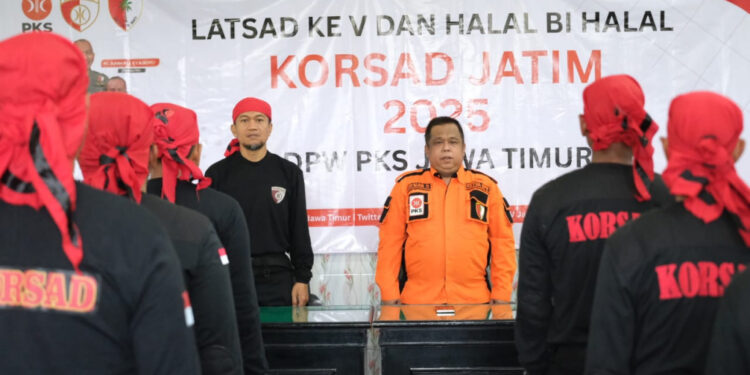 Hadiri Latihan KORSAD, Ketua PKS Jatim: KORSAD Harus Selalu Siap Siaga untuk Rakyat