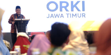 Lantik Pengurus ORKI Wilayah dan Daerah, Irwan Setiawan Ajak Sinergi dan Kolaborasi untuk Jawa Timur Sehat dan Bugar