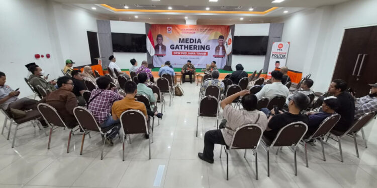 Gelar Media Gathering, PKS Jatim Tegaskan Optimistis Tembus Dua Digit pada Pemilu 2029
