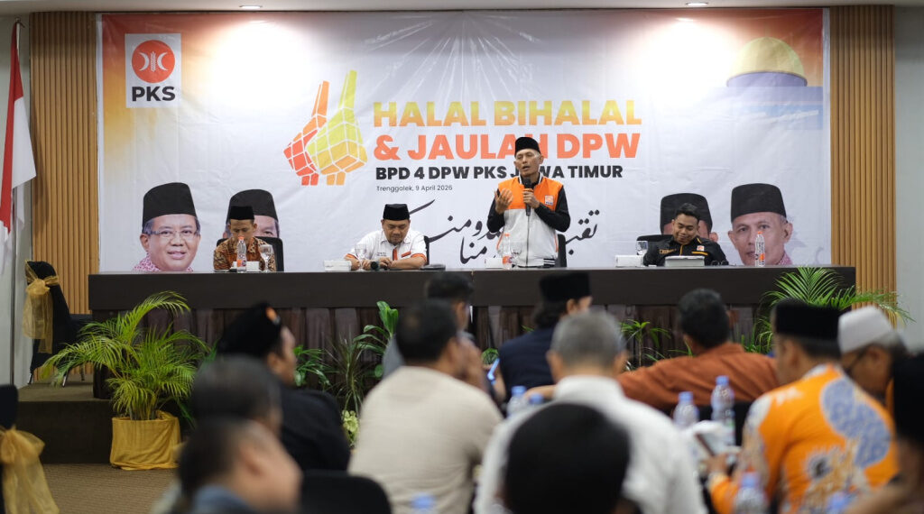 Hadiri Halal Bihalal BPD 4, Bagus Paparkan Strategi Menang PKS Jatim