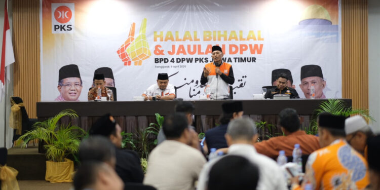Hadiri Halal Bihalal BPD 4, Bagus Paparkan Strategi Menang PKS Jatim