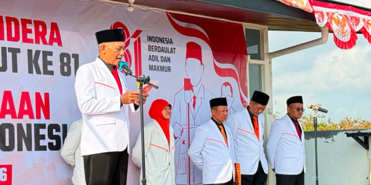 Upacara HUT RI di PKS Jatim, Bagus Tegaskan Setia kepada Pancasila dan Konstitusi