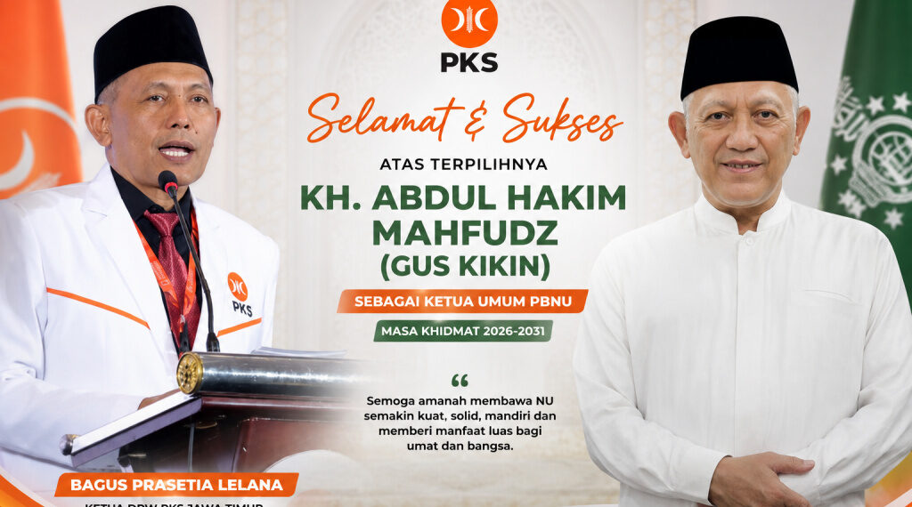 Gus Kikin Terpilih Pimpin PBNU, Bagus PKS Jatim: Sosok Teduh dan Punya Rekam Jejak Kuat