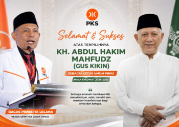 Gus Kikin Terpilih Pimpin PBNU, Bagus PKS Jatim: Sosok Teduh dan Punya Rekam Jejak Kuat