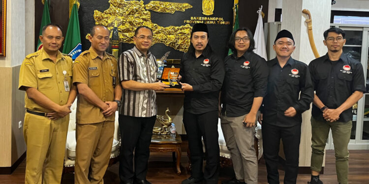 Gema Keadilan Jatim Temui Bakesbangpol, Dorong Generasi Muda Aktif Rawat Nilai Kebangsaan
